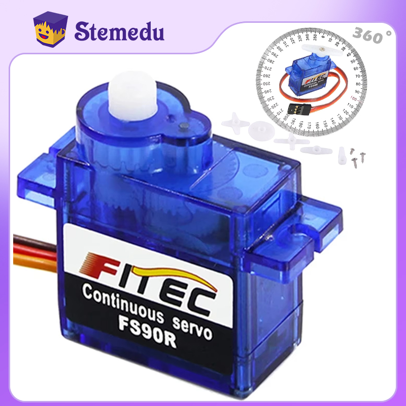 Rc Helicopter Parts - Feetech 미니 FS90R 마이크로 서보 360