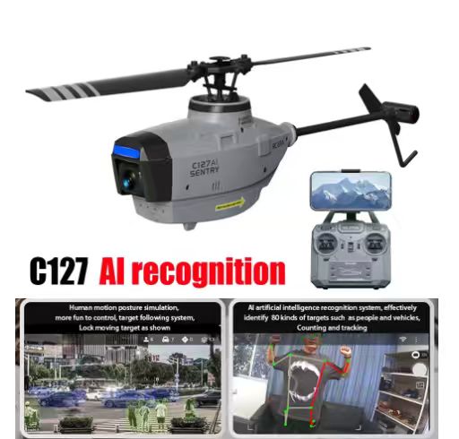 Rc Helicopter Single Rotor - RC ERA C127AI 브러시리스 4채널 헬리콥터