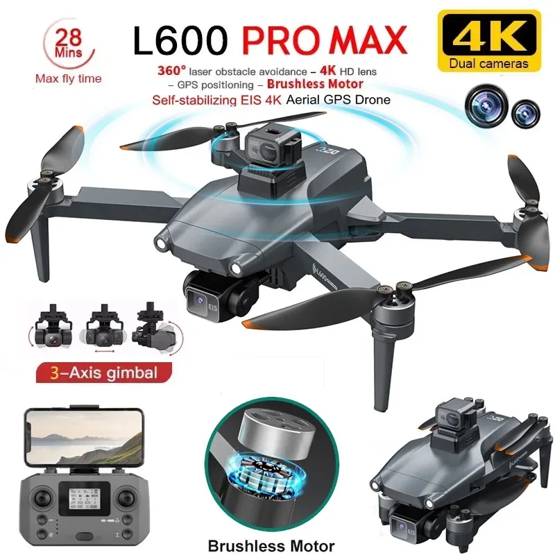 Rc Helicopter Electric - L600 PRO MAX GPS 드론 전문