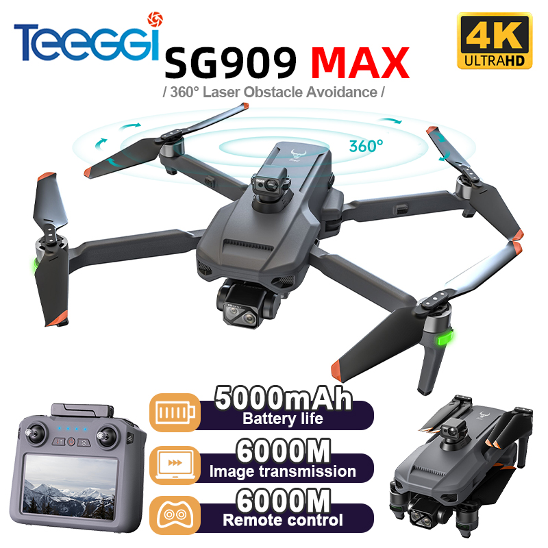 Rc Helicopter Electric - Teeggi SG909 MAX GPS 드론(4K 카메라