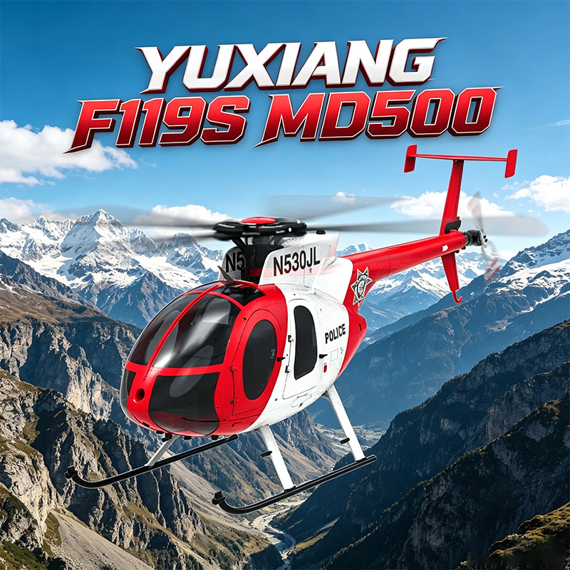 Rc Helicopter Single Rotor - YXZNRC F119S 원격 조종 헬리콥터 Md500