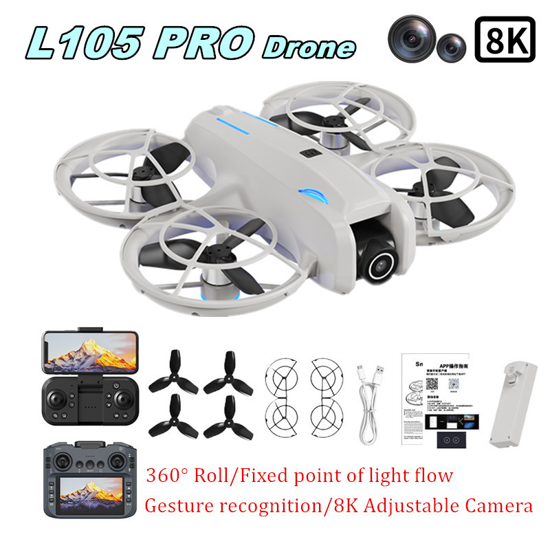 Rc Helicopter Case - L105 PRO 드론 듀얼 8k 렌즈