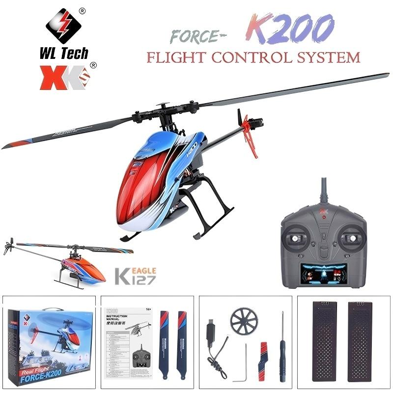 Rc Helicopter Single Rotor - WLtoys RC 헬리콥터 K200 K127 2.4Ghz