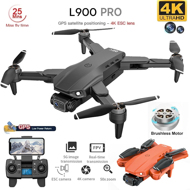 L900 Pro GPS 드론 4K 전문 HD 듀얼 카메 - Rc Helicopter Electric 리뷰 및 가격